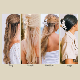 Classic Summer Sky Tiny Claw Clip - Glamourous Grace