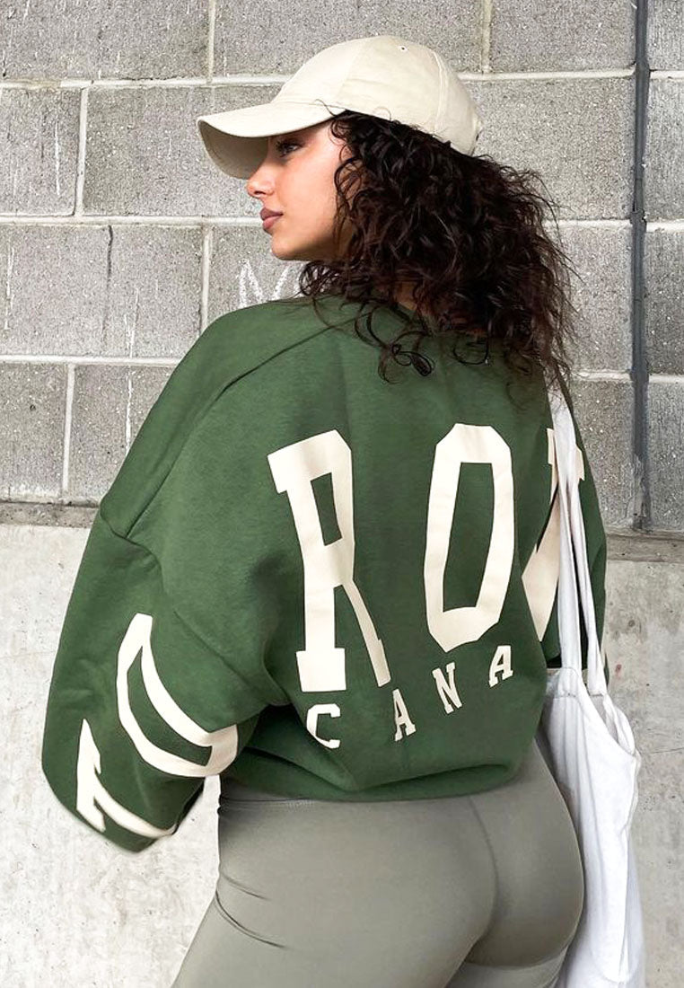Printed Oversized Sweatshirt - Glamourous Grace