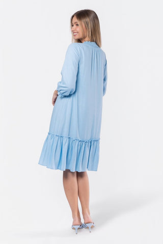 Clio Dress 40" (Light Blue)