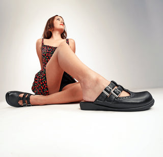 Blackout Women's Mary Jane Clogs