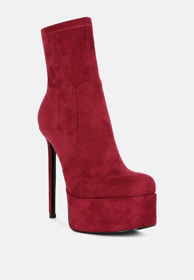 Clubbing High Heele Platform Ankle Boots - Glamourous Grace