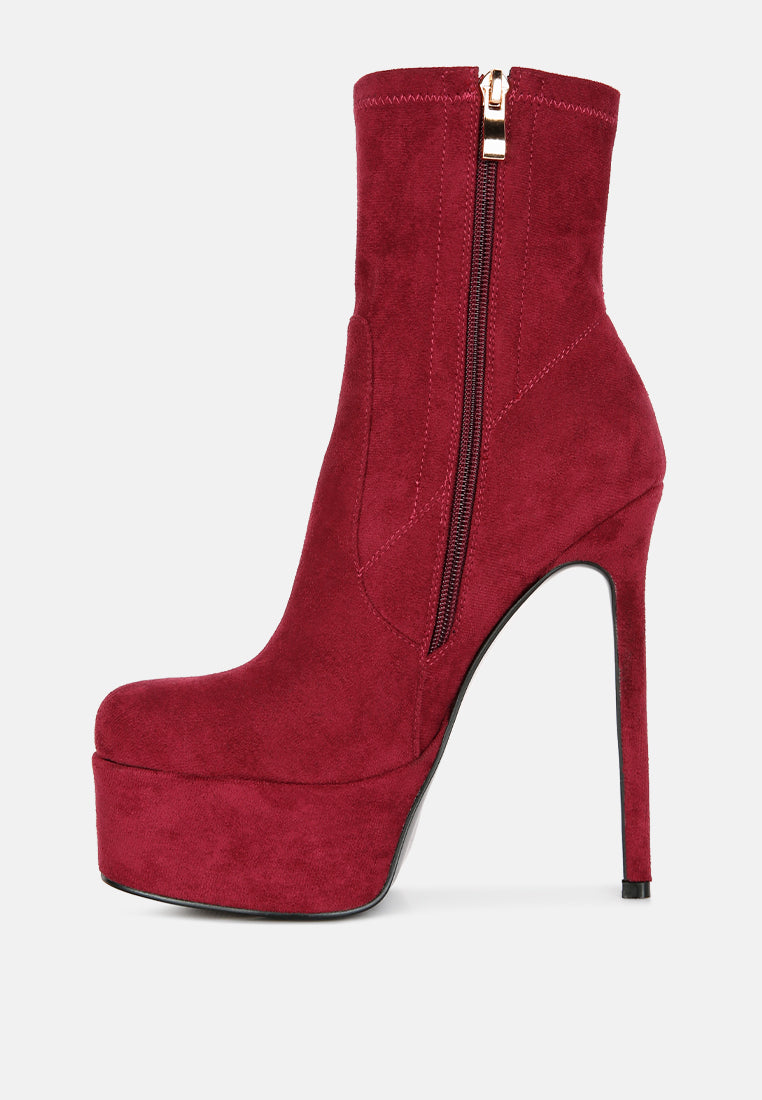 Clubbing High Heele Platform Ankle Boots - Glamourous Grace