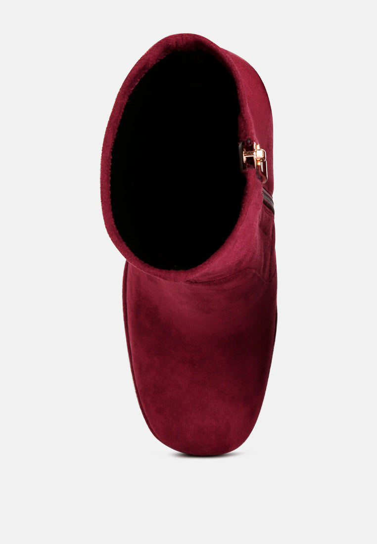 Clubbing High Heele Platform Ankle Boots - Glamourous Grace