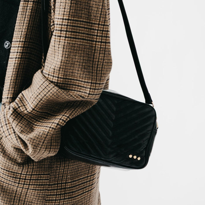 Coco Quilted Camera Crossbody Bag - Glamourous Grace