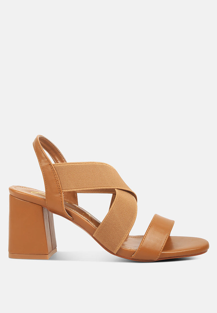 Bons Comfortable Straps Block Heel Sandals - Glamourous Grace