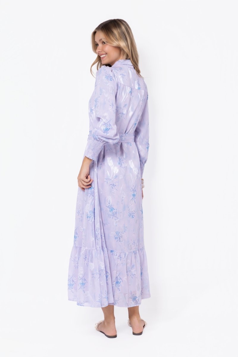 Connie Dress (Blue/White) - Glamourous Grace