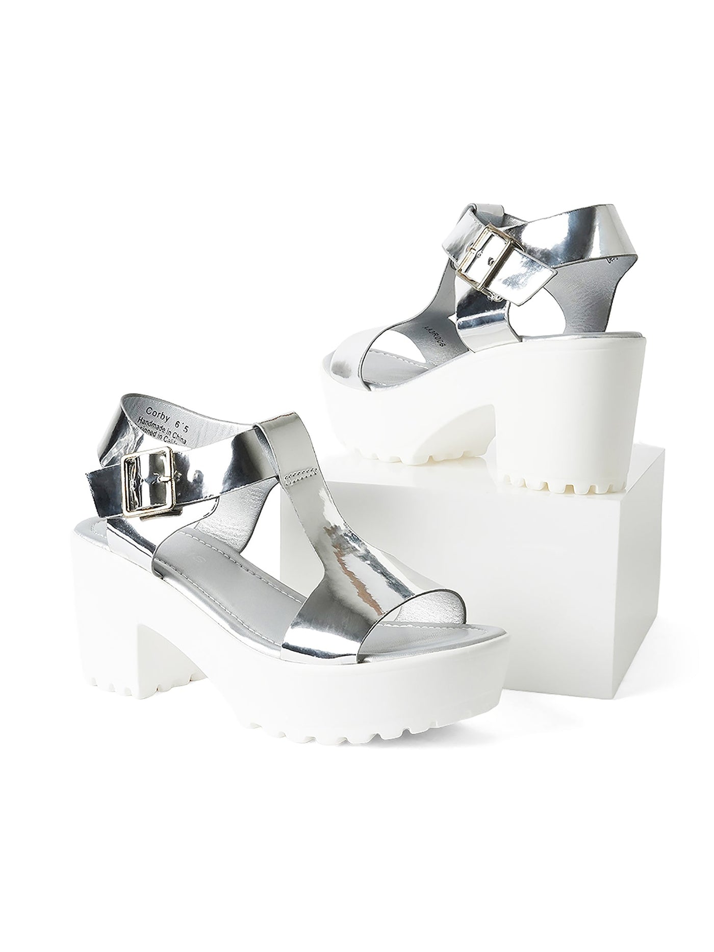 Corby | Silver Patent - Glamourous Grace
