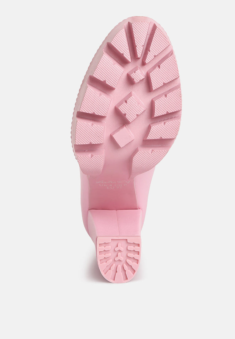 Corinne Chain Embellished Chunky Loafers