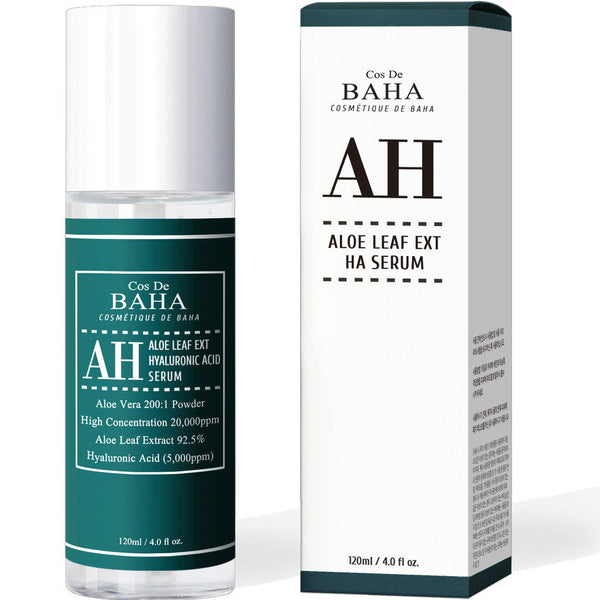 Cos De BAHA AH Aloe Leaf Ext Hyaluronic Acid Serum 120ml - Glamourous Grace