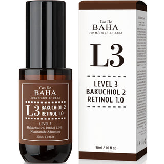 Cos De BAHA L3 Bakuchiol 2% + Retinol 1% Serum 30ml - Glamourous Grace