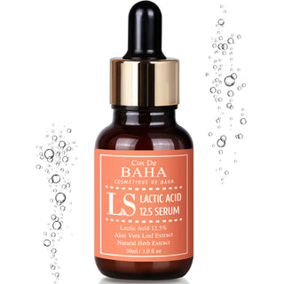 Cos De BAHA LS Lactic Acid 12.5% Face Peel Serum with HA 30ml