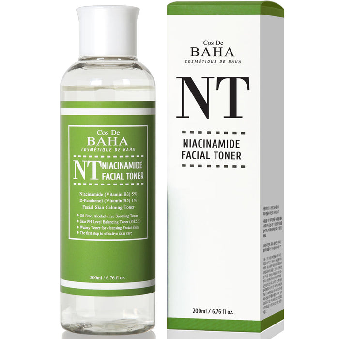 Cos De BAHA NT Niacinamide 5% Facial Toner 200ml - Glamourous Grace