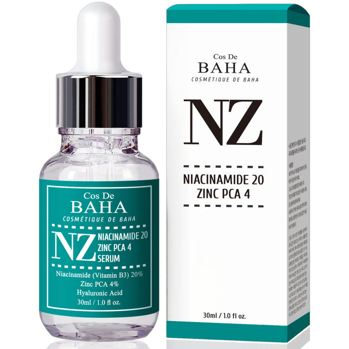 Cos De BAHA NZ Niacinamide 20% + Zinc 4% Serum 30ml - Glamourous Grace