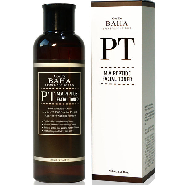 Cos De BAHA PT M.A Peptide Facial Toner (Peptide Complex Facial Toner with Matrixyl 3000 & Argireline) 200ml - Glamourous Grace