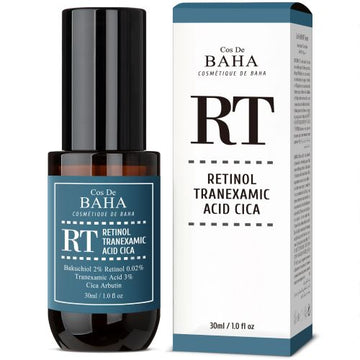 Cos De BAHA RT Retinol 0.02% + Tranexamic Acid & Bakuchiol 2% Serum 30ml - Glamourous Grace