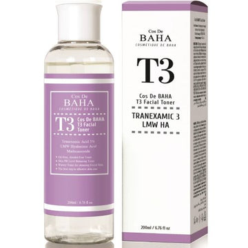 Cos De BAHA T3 Advanced 3% Tranexamic Acid Facial Toner 200ml - Glamourous Grace