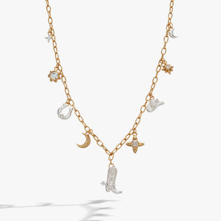 Cosmic Cowgirl Charm Necklace