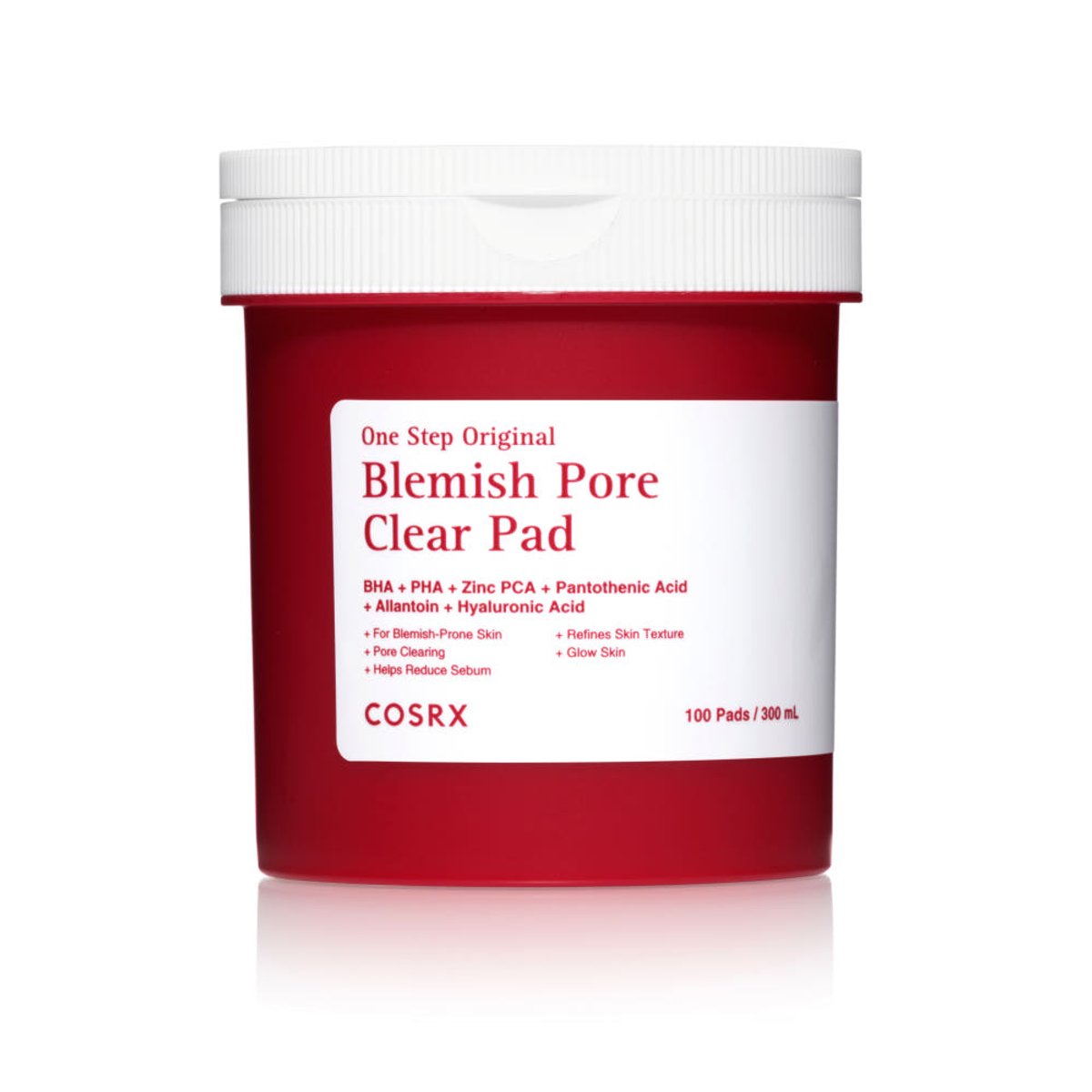 COSRX One Step Original Blemish Pore Clear Pad 300ml/100ea - Glamourous Grace