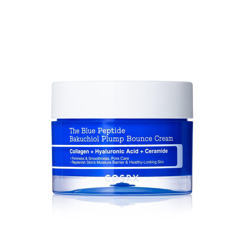 COSRX The Blue Peptide Bakuchiol Plump Bounce Cream 50g - Glamourous Grace