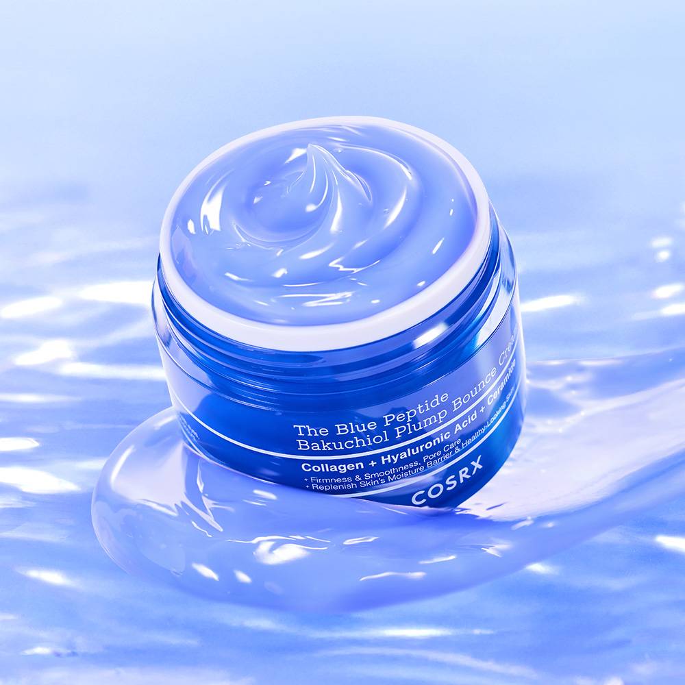 COSRX The Blue Peptide Bakuchiol Plump Bounce Cream 50g - Glamourous Grace