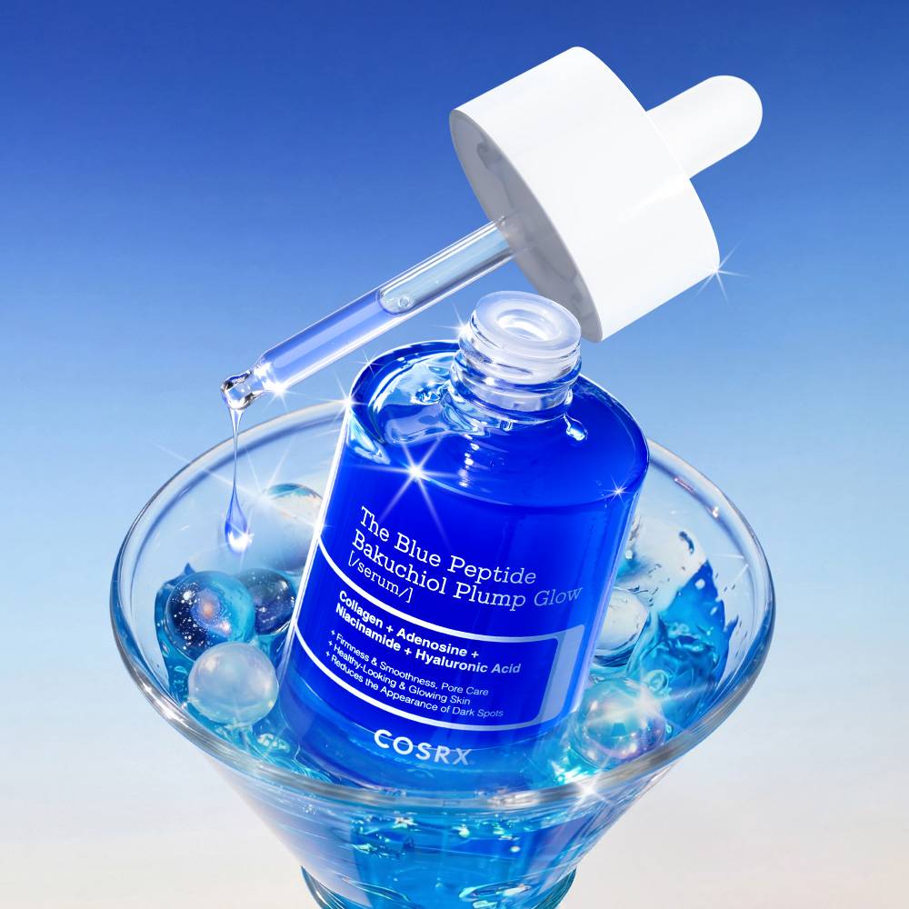 COSRX The Blue Peptide Bakuchiol Plump Glow Serum 50ml - Glamourous Grace