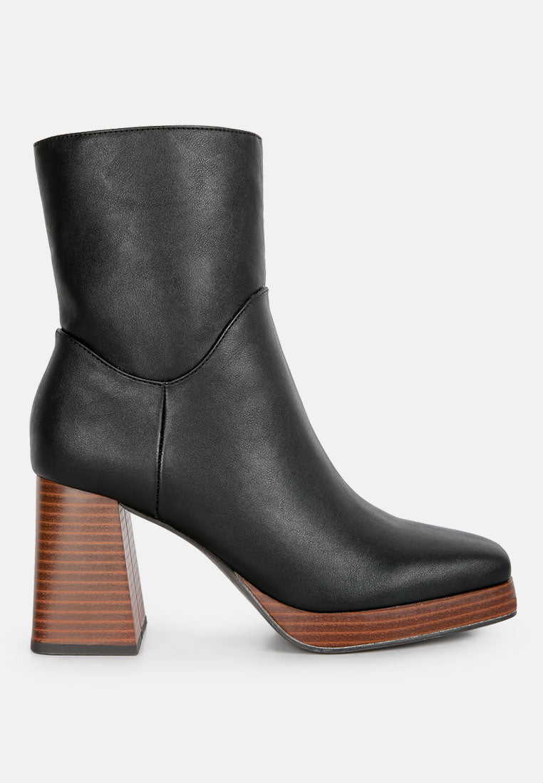 Couts High Ankle Heel Boots - Glamourous Grace