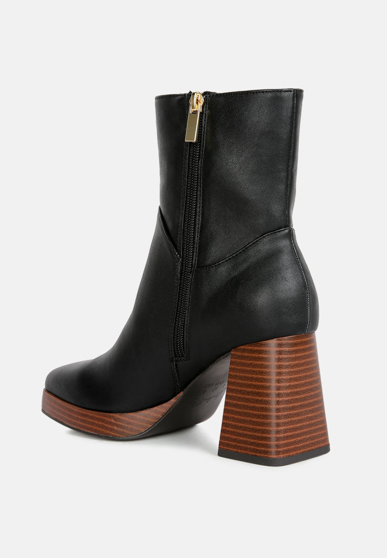 Couts High Ankle Heel Boots - Glamourous Grace