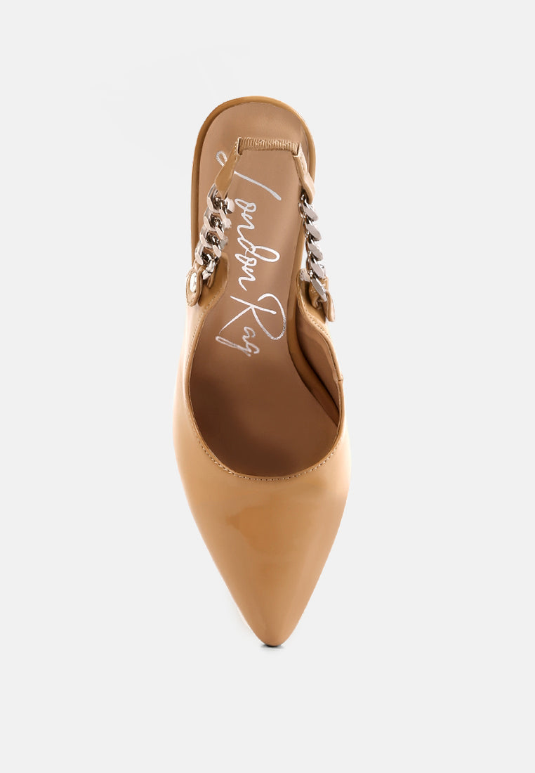 Coveted Stiletto Heeled Slingback Sandals - Glamourous Grace