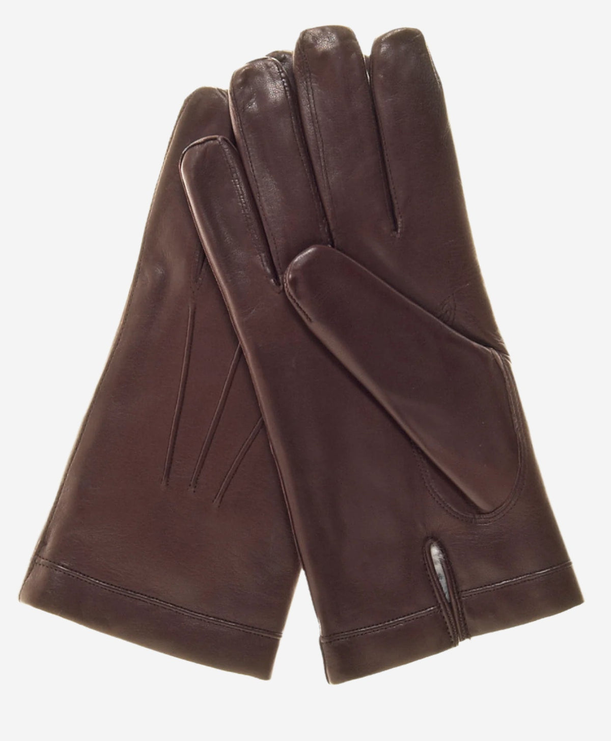 CR3001 (brown) - Men’s Italian rabbit fur gloves - Glamourous Grace