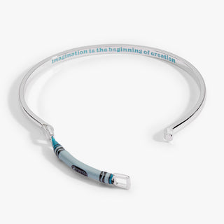 Crayola Robin's Egg Blue Crayon Tension Bangle