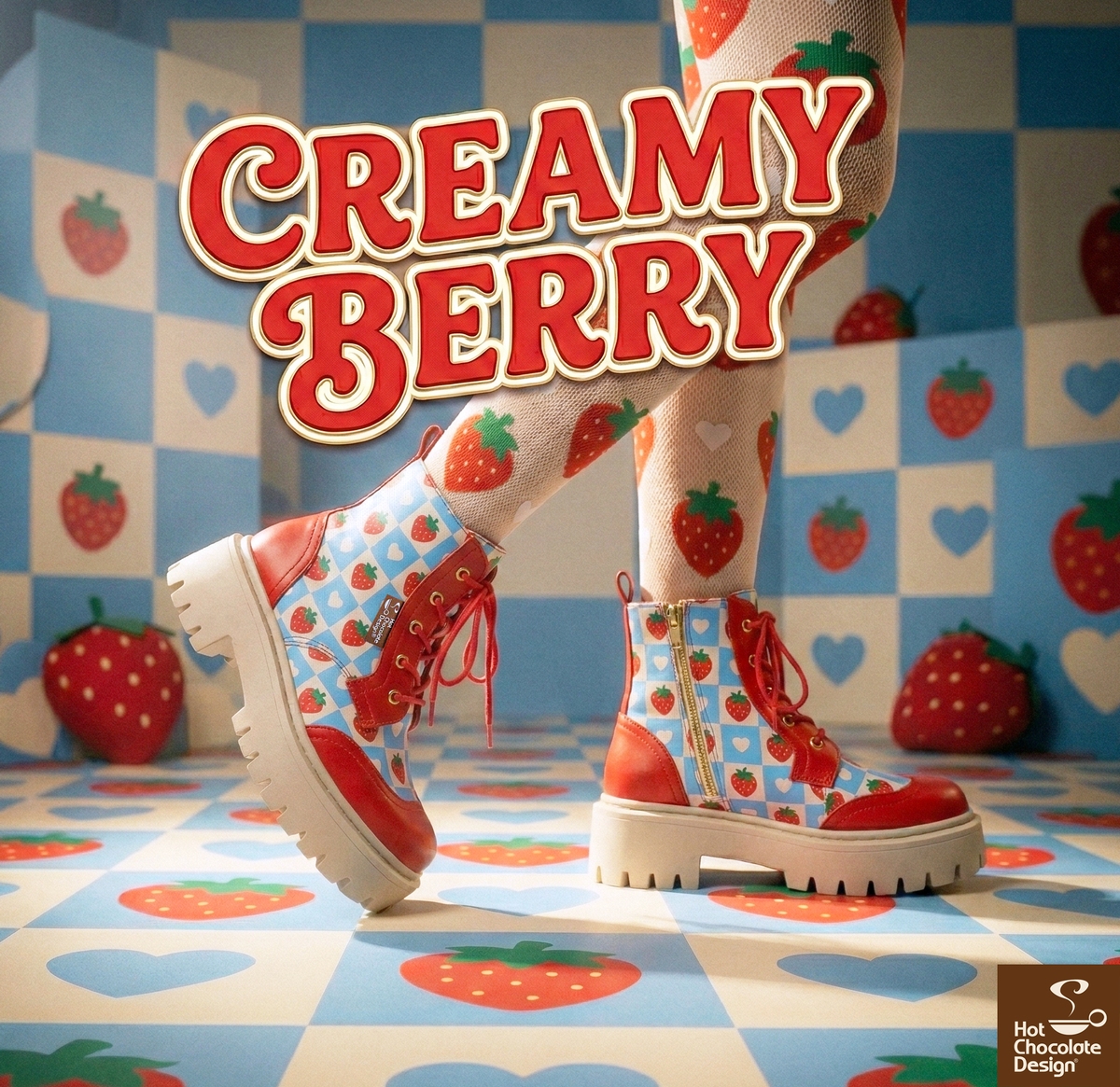 Creamy Berry Women's  Boots - Glamourous Grace