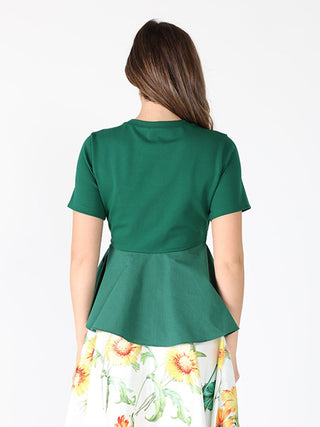 Crew Neck Oversized Bow Top
