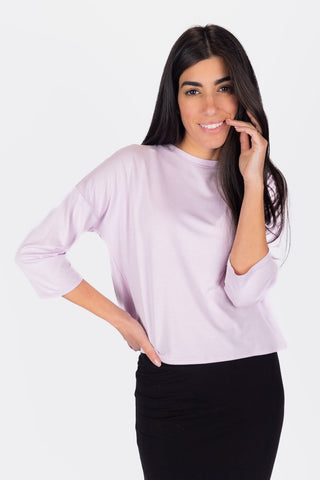 Cropped Tee (Lilac)