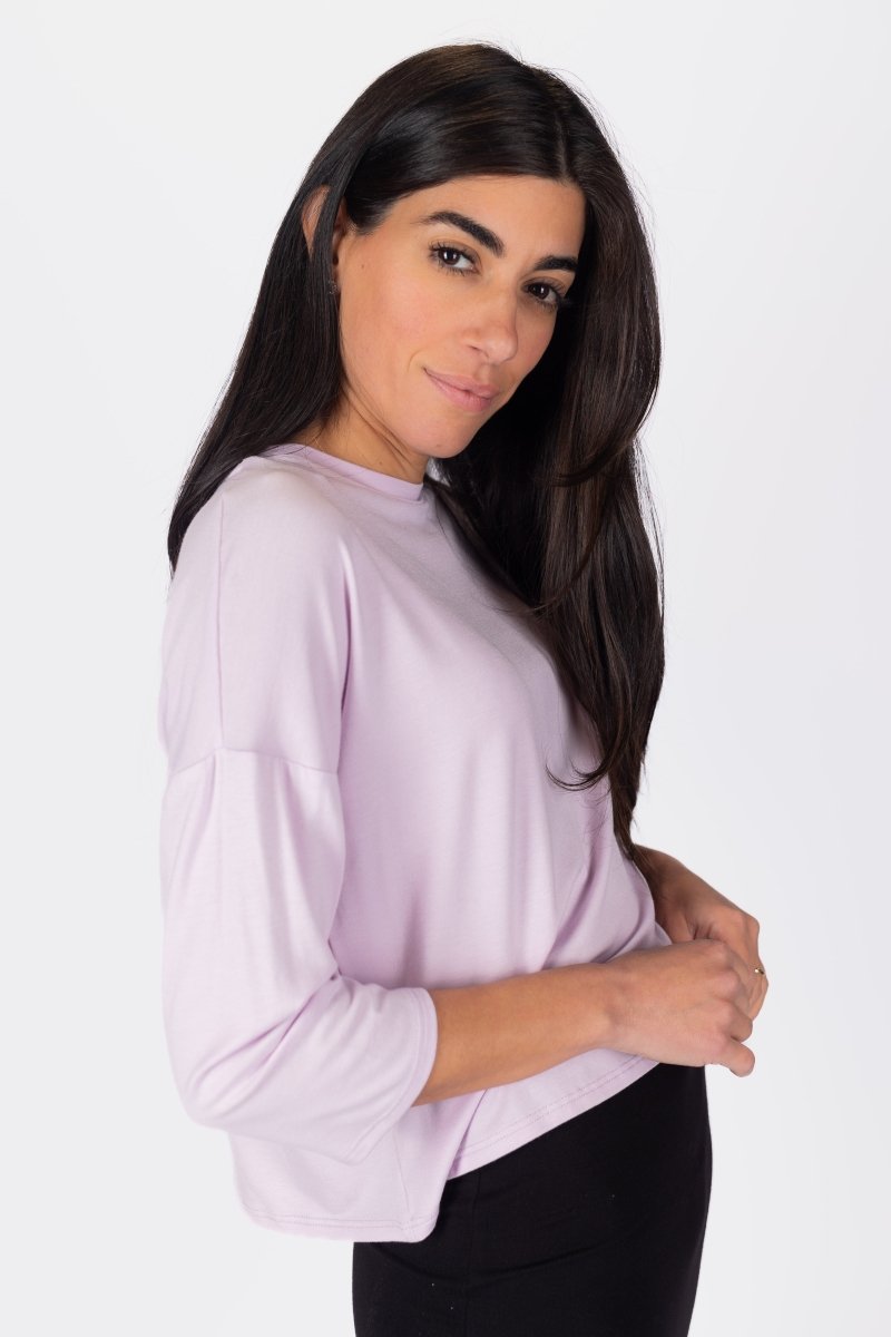 Cropped Tee (Lilac)