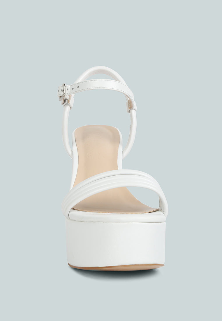 Cruella Block Heel Platform Sandals - Glamourous Grace