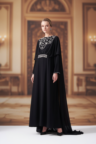 Crystal Abaya - Front Full Length