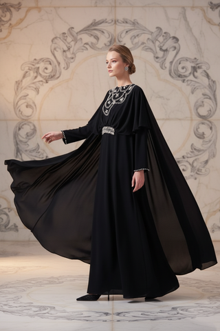 Crystal Abaya - Side Profile
