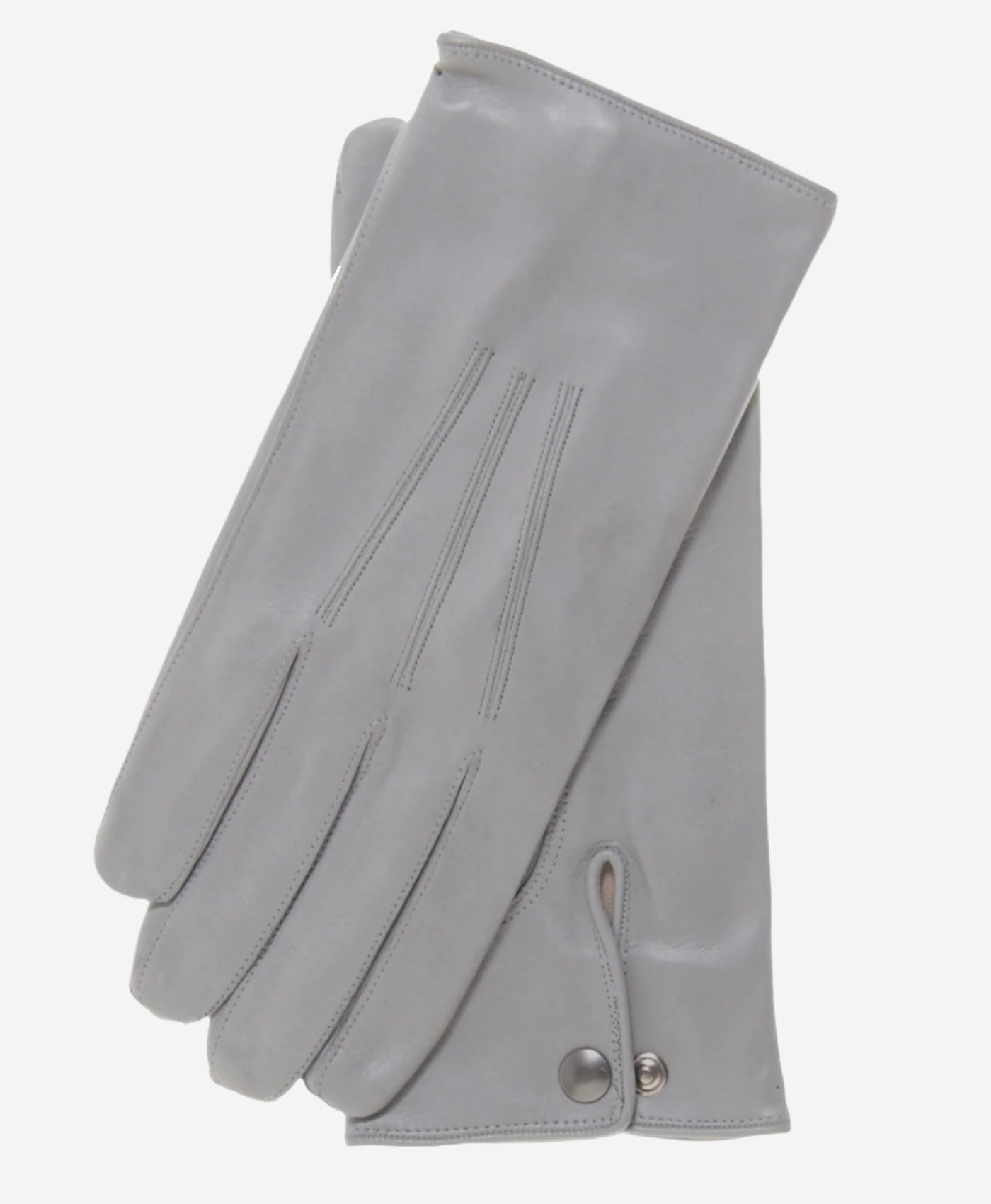 CS3420 (grey) - Men's Italian formal leather gloves - Glamourous Grace