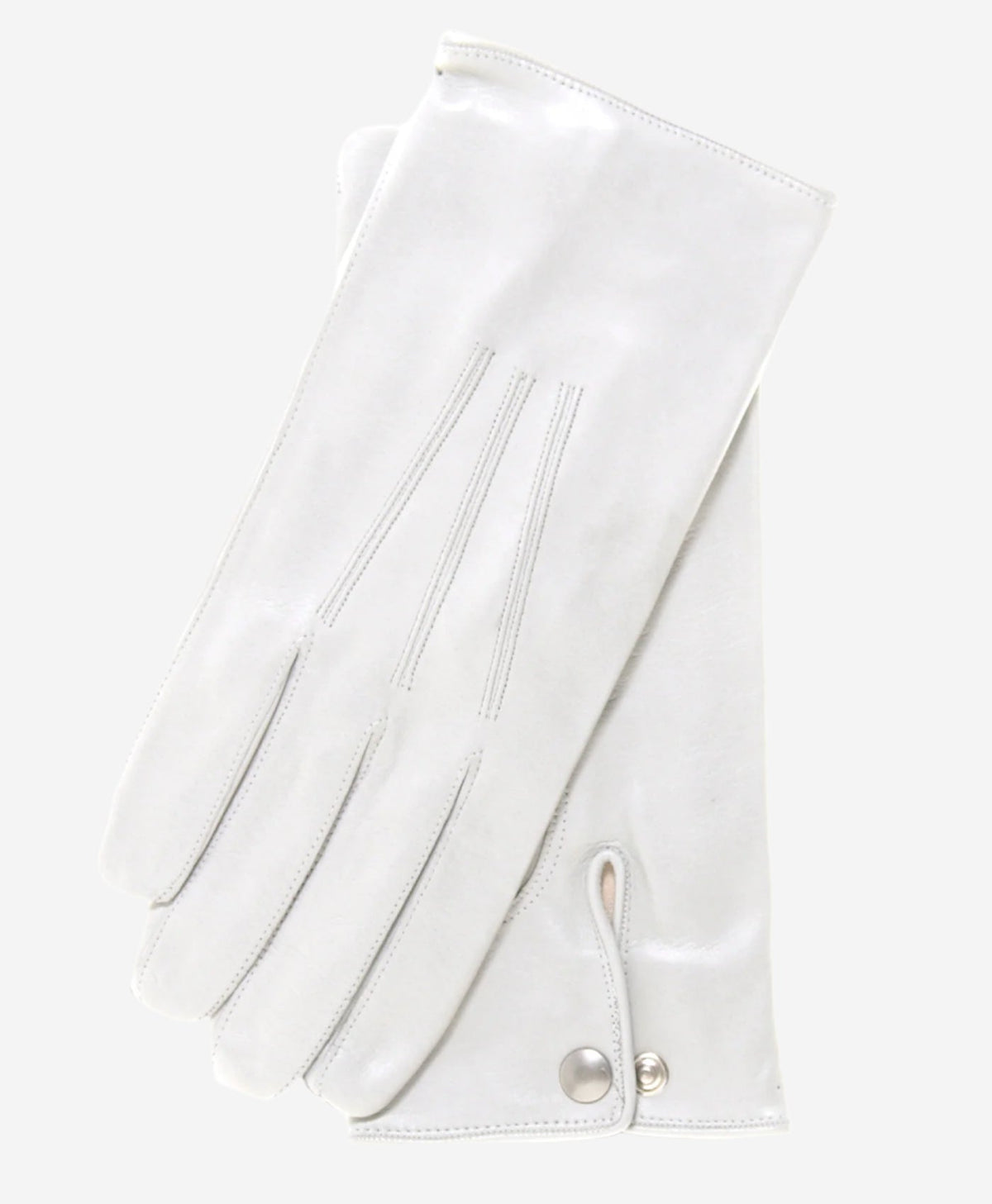 CS3420 (white) - Men's Italian formal leather gloves - Glamourous Grace