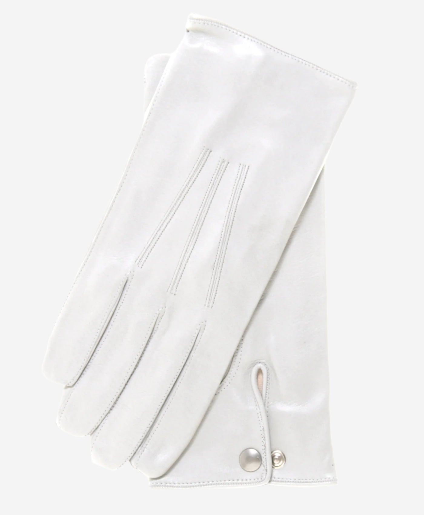 CS3420 (white) - Men's Italian formal leather gloves - Glamourous Grace