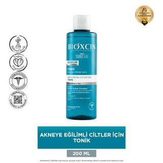 Bioxcin Acnium: Clinically Tested Vegan Acne Toner - Reduce Breakouts & Improve Skin Clarity with Facial Toner for Acne-Prone Skin, 200ML - Glamourous Grace