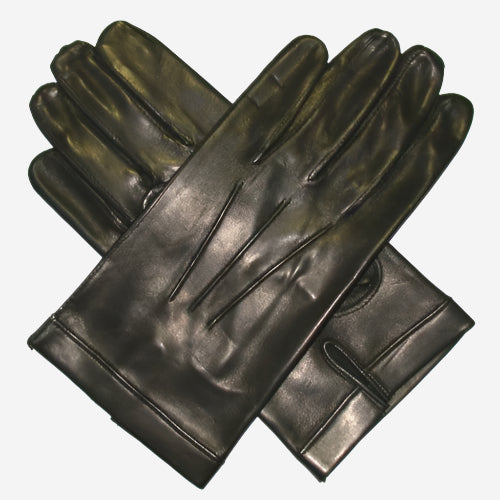 CU1001 (black) - Men's Italian Unlined Leather Gloves - Glamourous Grace