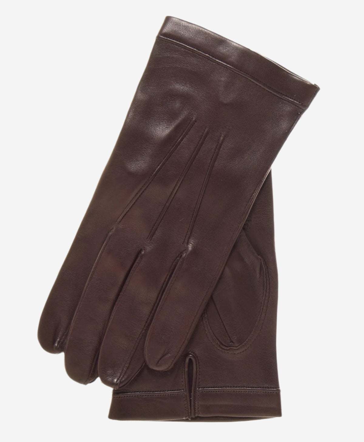 CU1001 (brown) - Men's Italian Unlined Leather Gloves - Glamourous Grace