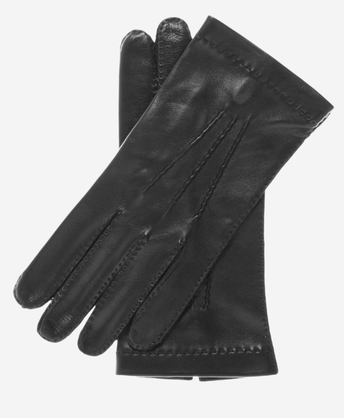 CU1003 (black) - Men's Handsewn Italian Unlined Leather Gloves - Glamourous Grace