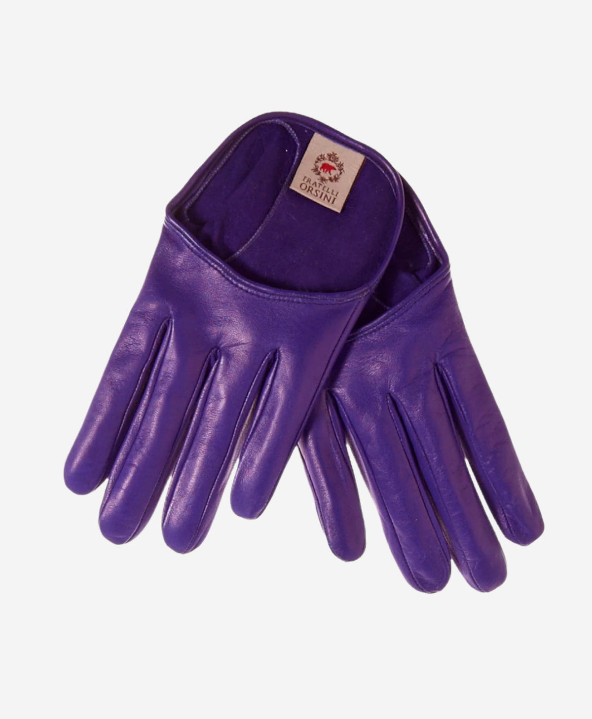 CU4303 (purple) - Women's Short Italian Leather Gloves - Glamourous Grace