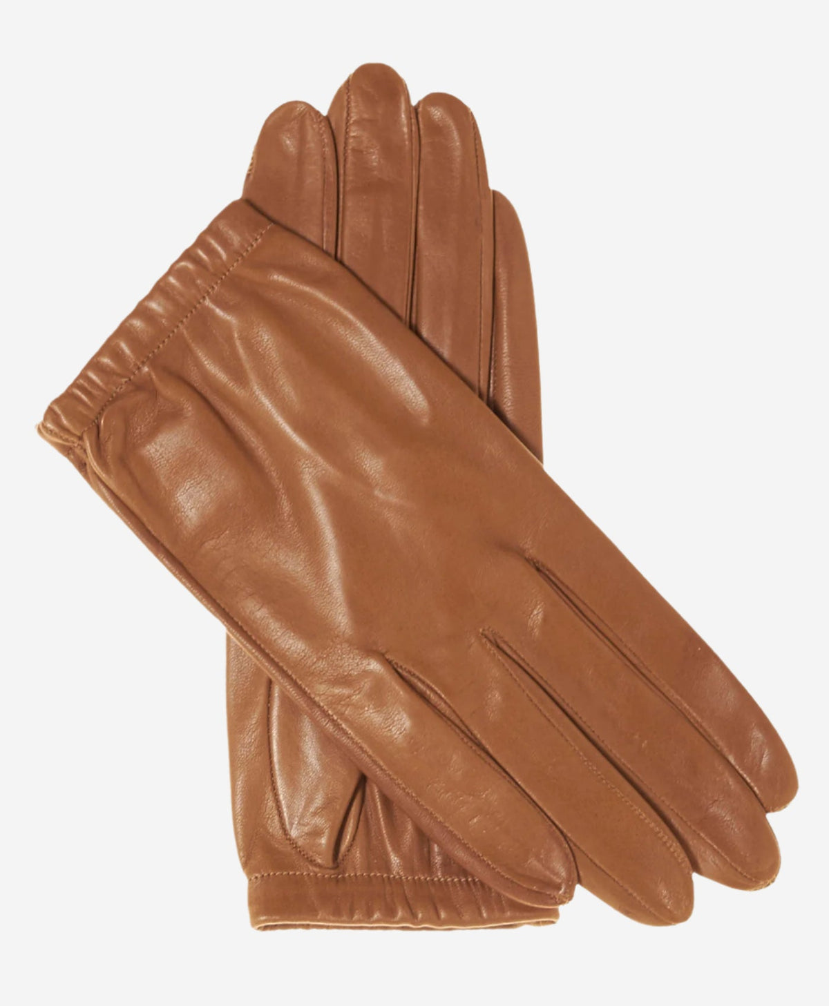 CU4601 (camel) - Women's Unlined Italian Fashion Leather Gloves With Short Wrist - Glamourous Grace