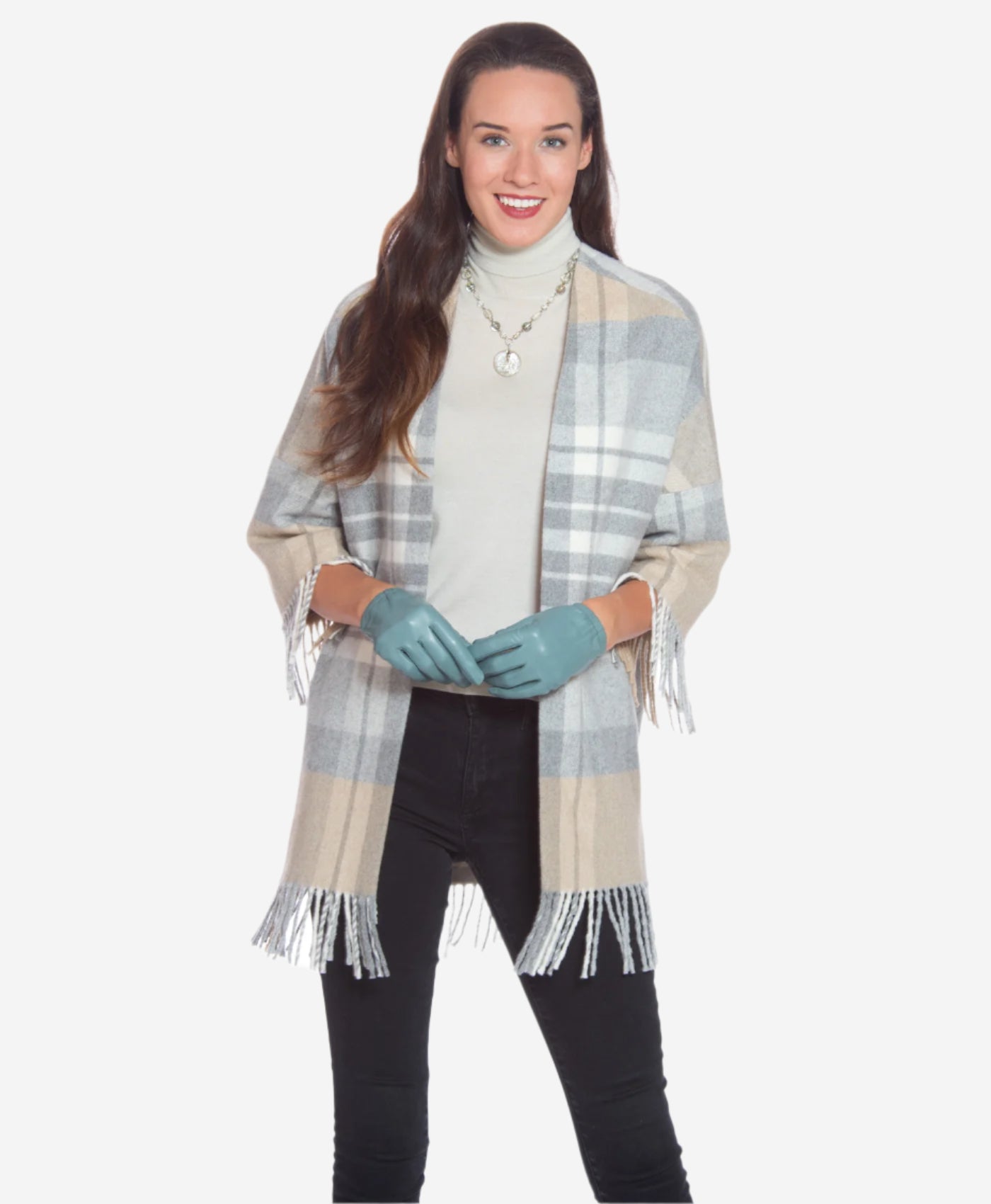 CU4601 (sage) - Women's Unlined Italian Fashion Leather Gloves With Short Wrist - Glamourous Grace