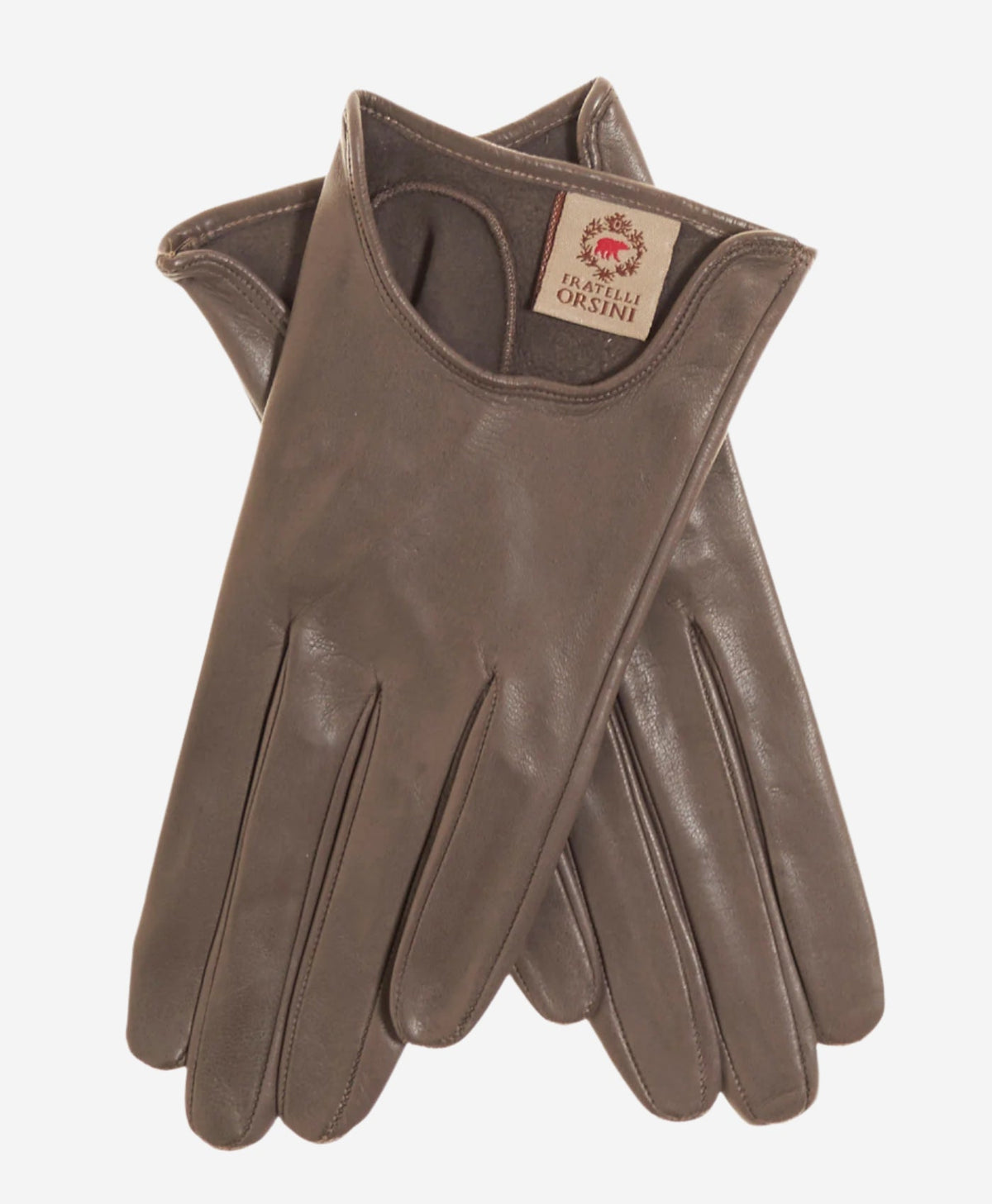CU4629 (taupe) - Women's Unlined Italian Fashion Leather Gloves With Short Wrist - Glamourous Grace