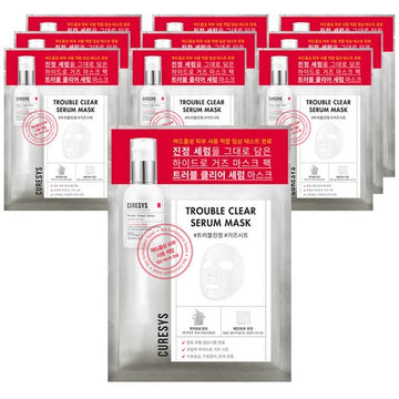 CURESYS Trouble Clear Serum Mask 23g*10pcs - Glamourous Grace