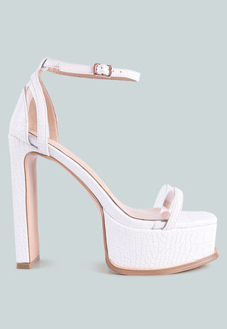 Cutlass High Heeled Chunky Sandals